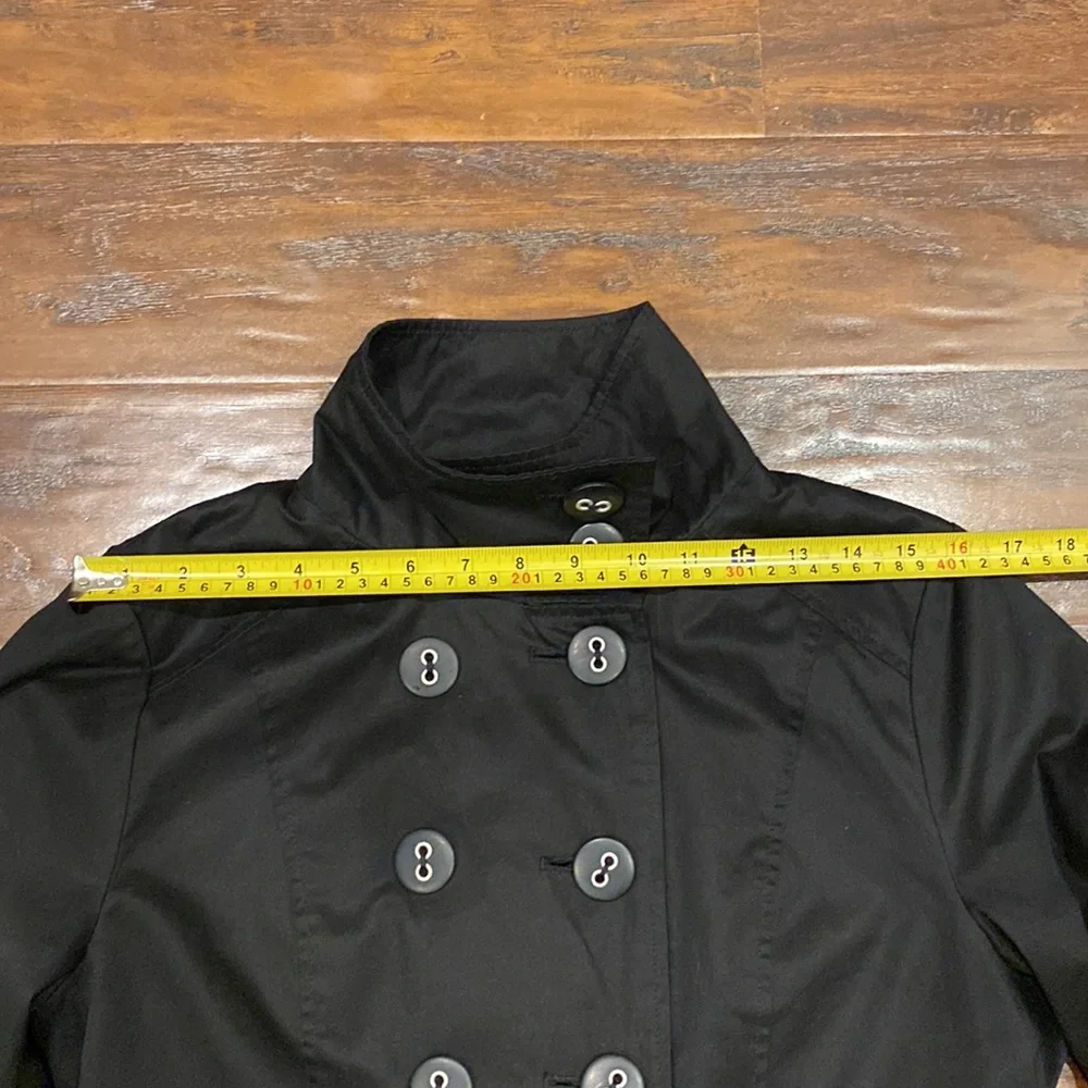 Ambition Black Double Breasted Light Weight Jacket Blazer Size Medium - Picture 11 of 13